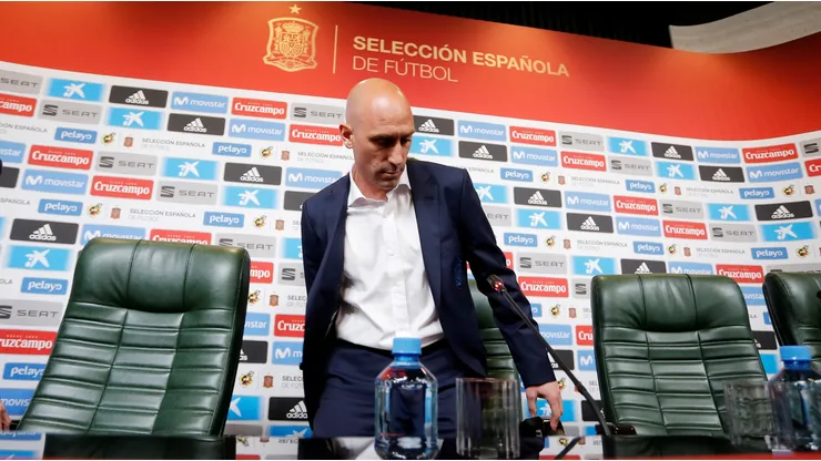Luis Rubiales, suspendido presidente de la Federación de España.
