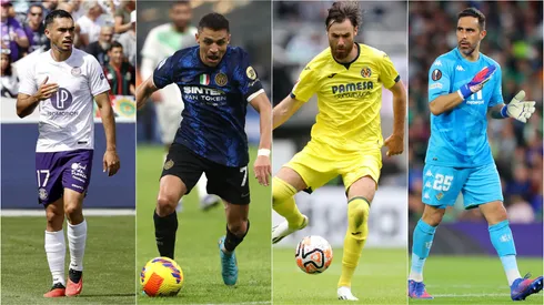 Alexis Sánchez, Ben Brereton Díaz, Claudio Bravo y Gabriel Suazo salen a la competencia internacional en Europa. Uno choca contra el Liverpool.