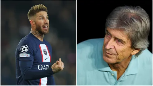 Sergio Ramos y Manuel Pellegrini