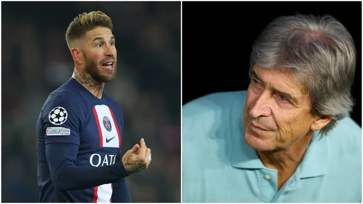 Sergio Ramos y Manuel Pellegrini