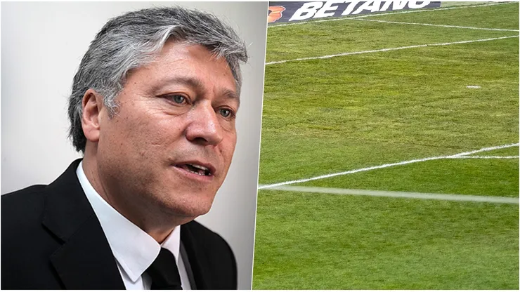 El hoy comentarista se quejó con dureza por el estado de la cancha de Independencia.