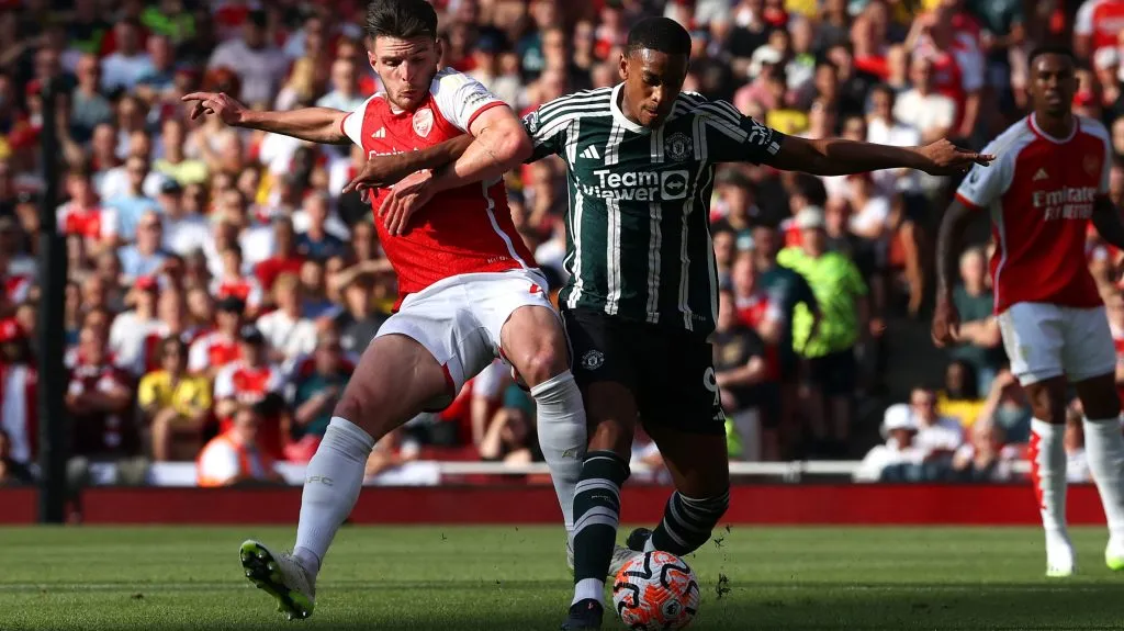 Arsenal y Manchester United animaron un partidazo. Foto: Getty Images