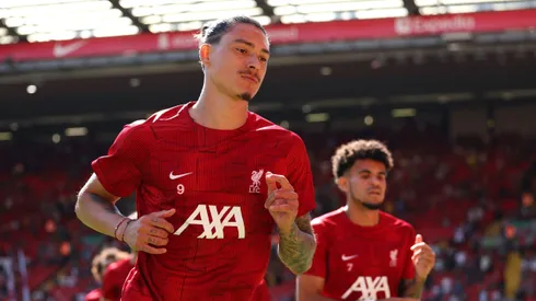 Darwin Núñez tuvo un buen desempeño en el partido del Liverpool ante el Aston Villa, pese a no poder marcar.