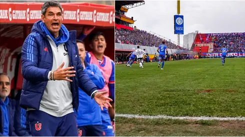 El técnico de la U apuntó al césped de Independencia tras empate con Colo Colo