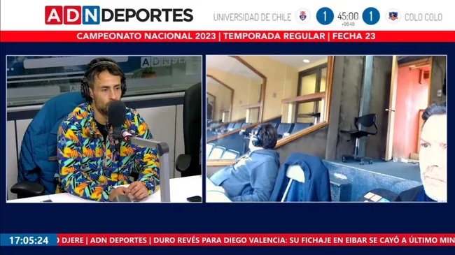 Jorge Valdivia comentó en Radio ADN el Superclásico (Captura)