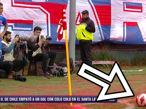 ¡Polémica! El gol de la U pudo ser anulado por reglamento
