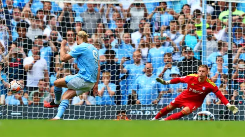 Haaland se matriculó con un triplete en esta jornada de sábado.