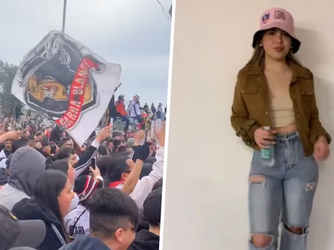 Hermana de Campitos alienta a Colo Colo en el "Arengazo"