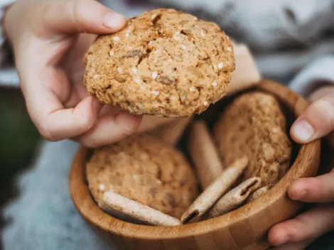 Receta de galletas de avena con miel