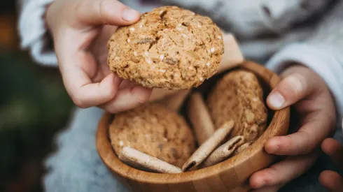 Galletas de avena con miel