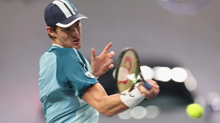 Nicolás Jarry cerró su temporada en el ATP.