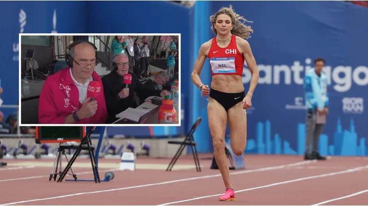 Martina Weil avanzó a la final de los 400 metros planos en Santiago 2023.