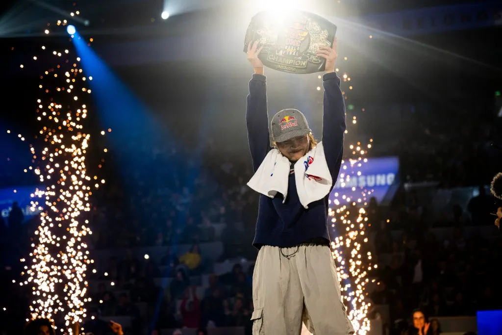 B-girl Ami, de Japón, se coronó como la mejor de la Final Internacional de Red Bull BC One que se celebró este fin de semana en Francia. Foto: Red Bull Content Pool.