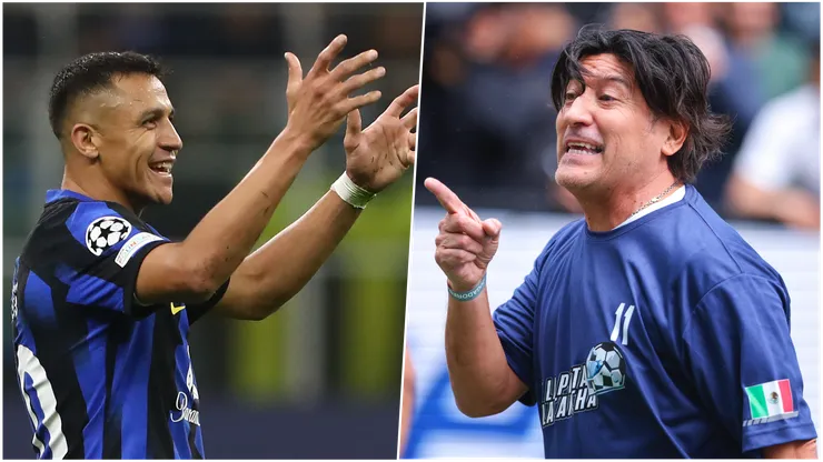 Zamorano y Alexis se encontraron en el Giuseppe Meazza.