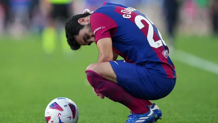 Ilkay Gündogan sufre con la derrota del Barcelona. Puso en duda a sus compañeros por la reacción pospartido.