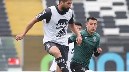 Emiliano Amor jugó de titular por Colo Colo en el amistoso