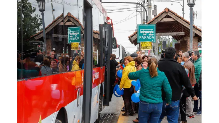 Este sábado comienza el primer recorrido de buses Red a Padre Hurtado.