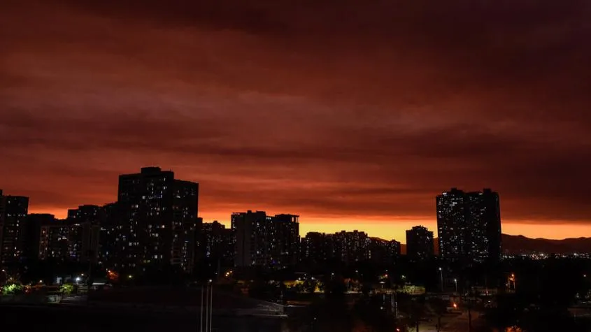 El atardecer de Santiago ha sorprendido a los extranjeros en los Panamericanos