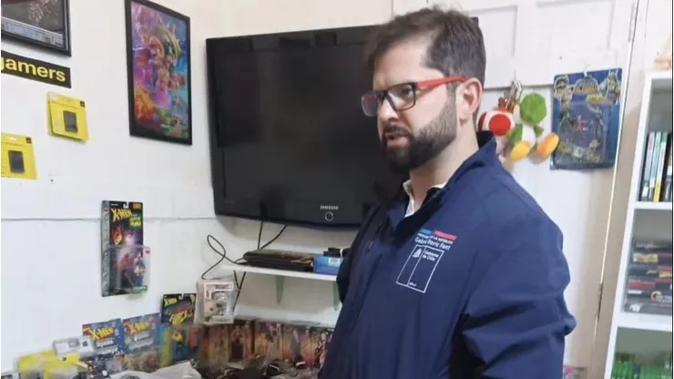 Presidente Boric visita comunidad gamer