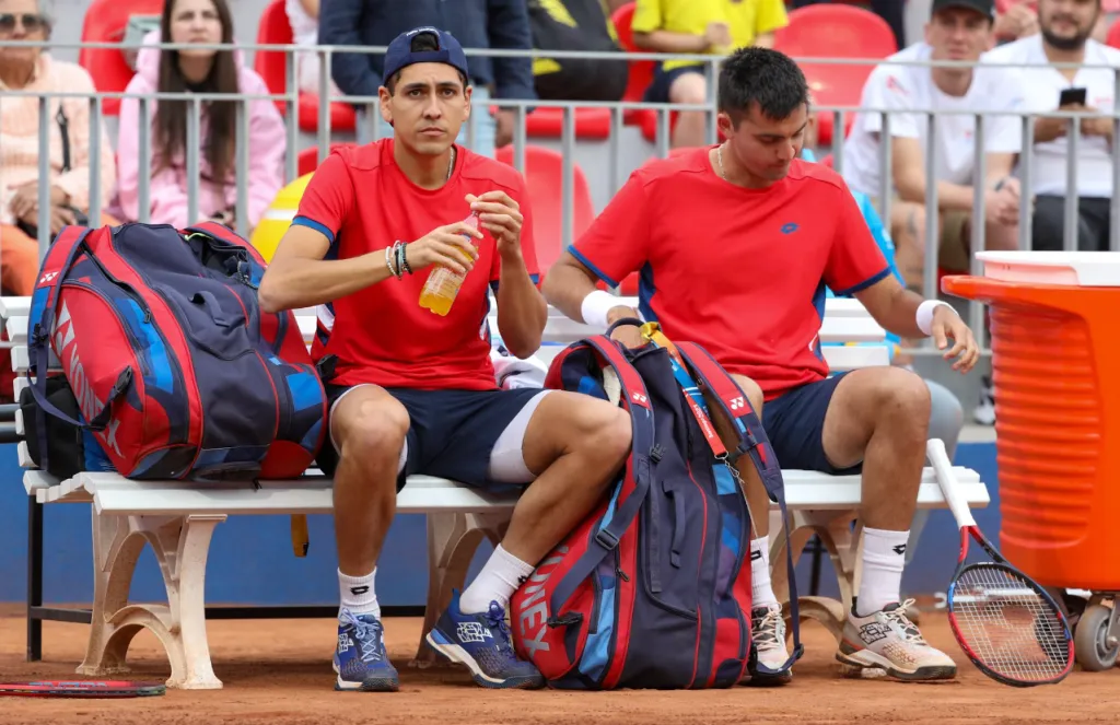Una imagen más de Alejandro Tabilo y Tomás Barrios. (Foto: Team Chile).