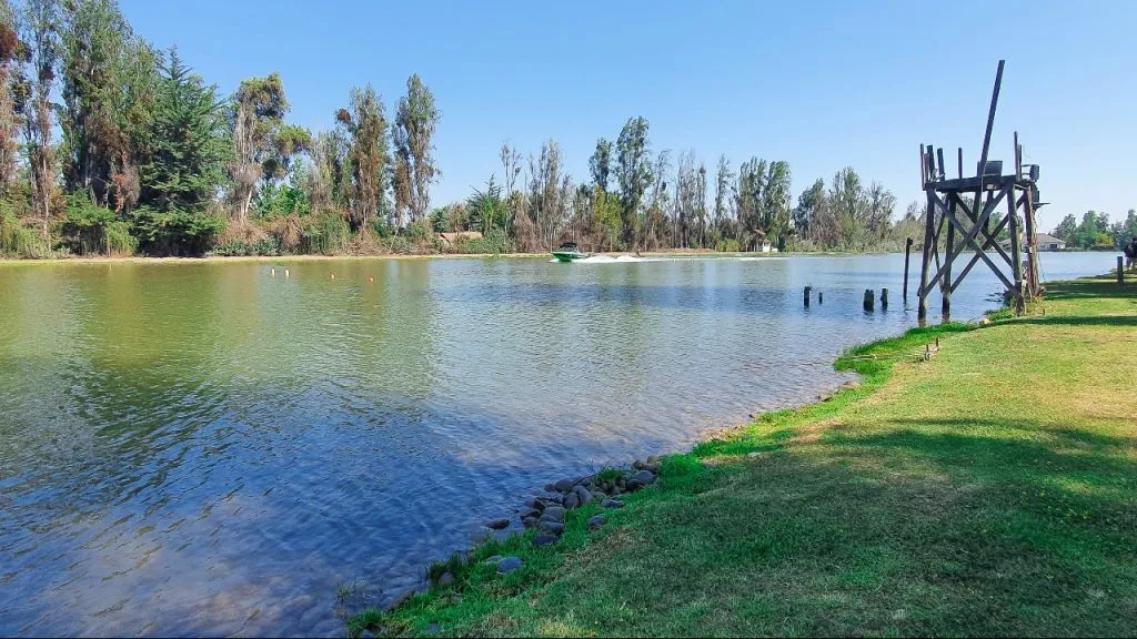 La laguna es uno de los  atractivos de Chile que se luce en los Juegos Panamericanos.