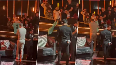 Aparatosa caída de Piqué.