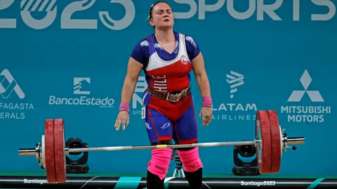 Fernanda Valdés no pudo revalidar su medalla en Santiago 2023.