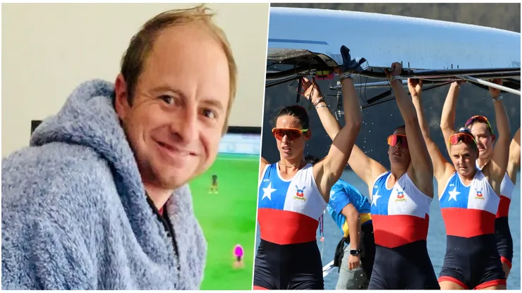 Coke Hevia vuelto loco con el gran desempeño del remo en Santiago 2023.