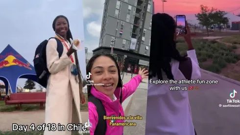 Los atletas de Santiago 2023 muestran su paso por los Juegos Panamericanos que se viven en nuestro país.
