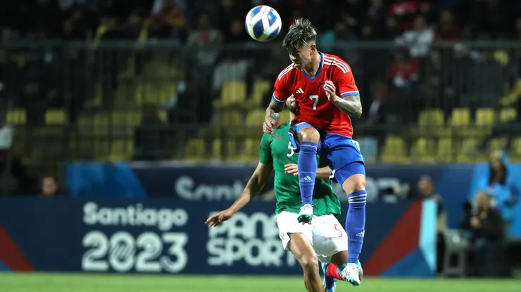Maxi Guerrero fue el héroe de la Roja Sub 23 en su debut en los Juegos Panamericanos.