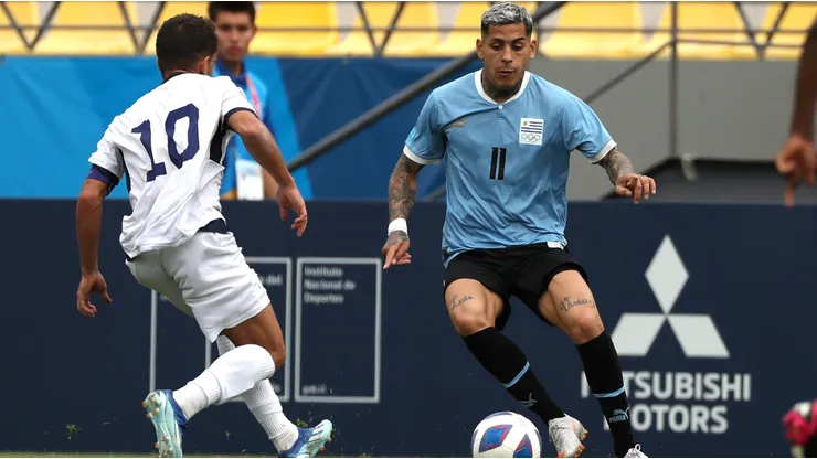 Rodrigo Piñeiro debutó con Uruguay en Santiago 2023.