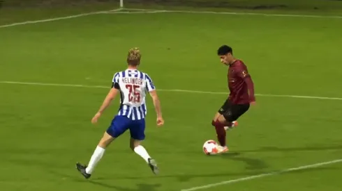 Darío Osorio fue fundamental en el gol que le dio tres puntos al Midtjylland lejos de casa.