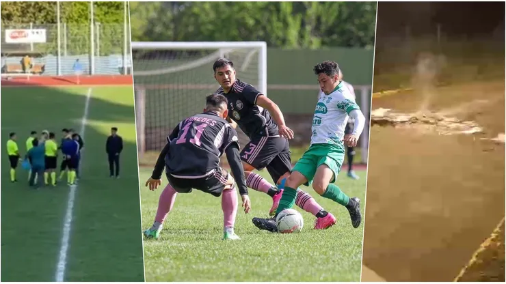 Partido de Ranco y Santiago City terminó con incidentes.