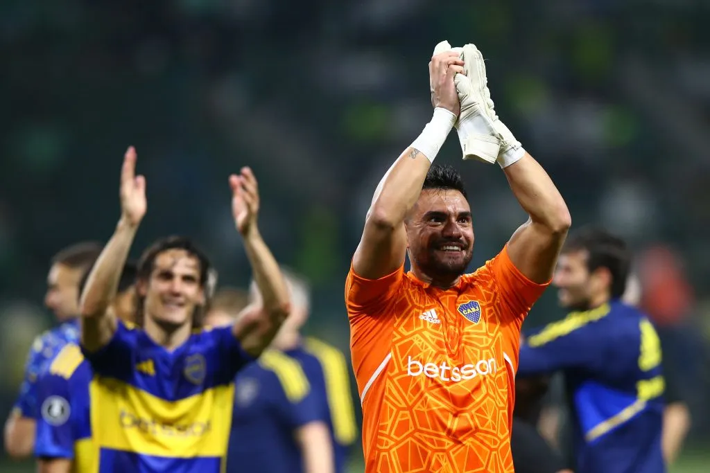 Sergio Romero fue una de las figuras en la clasificación de Boca Juniors a la final de la Copa Libertadores ante Palmeiras. Foto: Getty Images.