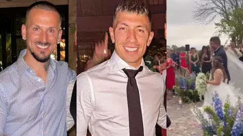 Un campeón del mundo, un "9" de Boca Juniors y un DT que pasó por Chile en 2018 estuvieron invitados al matrimonio de Christian Bragarnik.