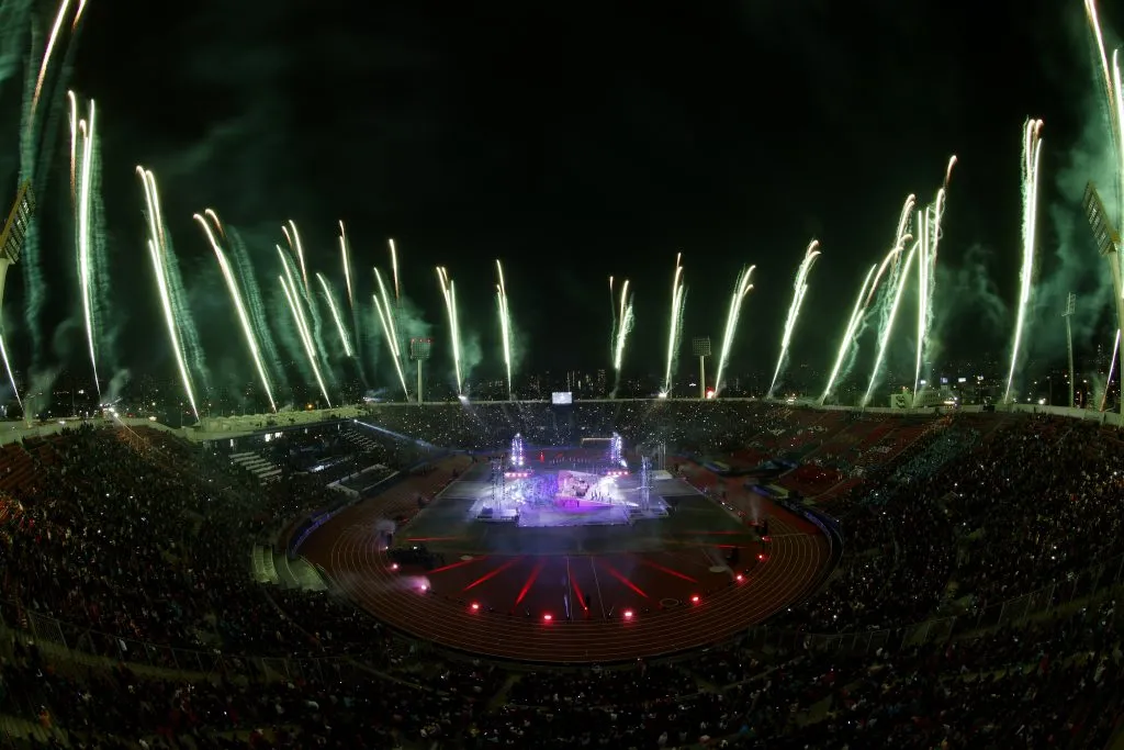 Inauguración y ceremonia de los juegos Panamericanos Santiago 2023 en el Estadio Nacional.
