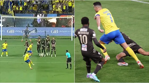 Cristiano Ronaldo se despacha golazo con Al Nassr.