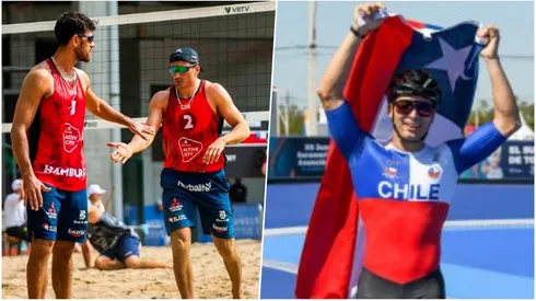 Martín Vidaurre y los primos Grimalt