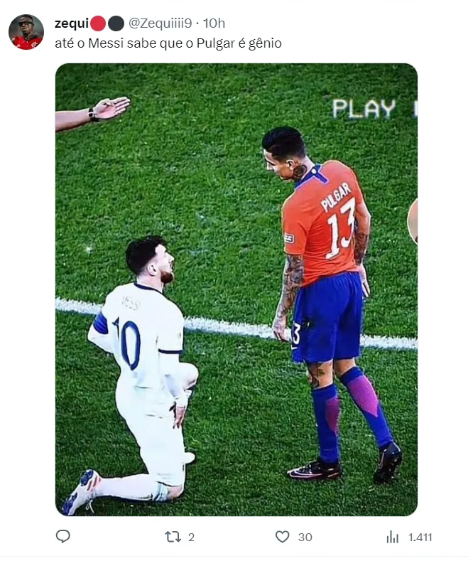 La imagen de Pulgar con Messi que destacan en Brasil