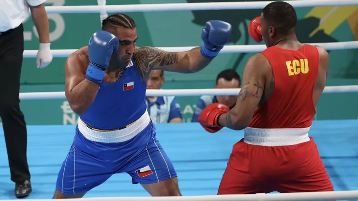 No pudo el Ogro: Miguel Ángel Véliz se despide de los Juegos Panamericanos en el debut chileno en el boxeo.