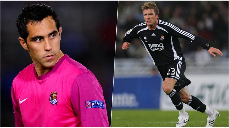 Claudio Bravo aparece en documental de Beckham.