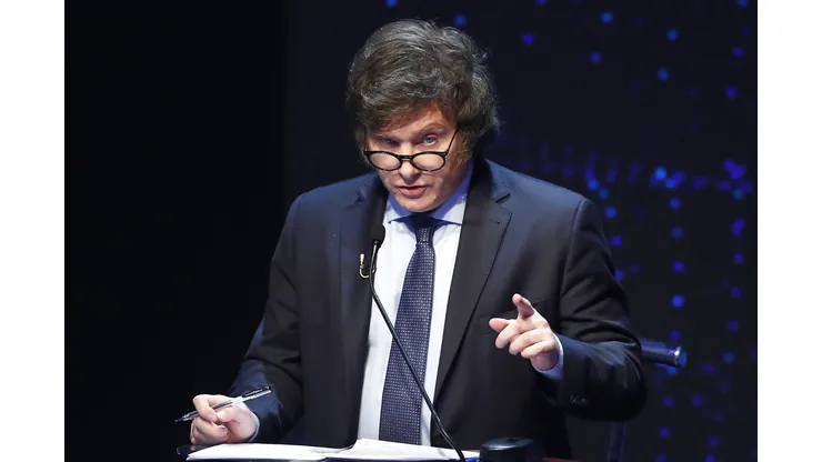 Candidato presidencial Javier Milei.