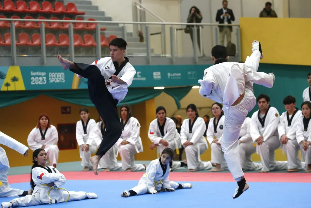 El Presidente Gabriel Boric inaugura obras que se utilizaran para los Juegos Panamericanos y Parapanamericanos en el Parque Estadio Nacional. Javier Salvo/Aton Chile