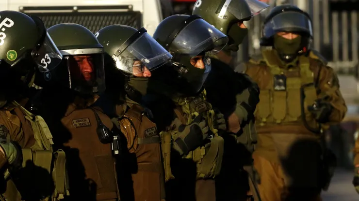 Carabineros se preparan para el 18 de octubre