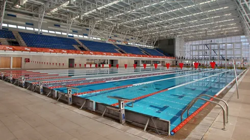 La piscina olímpica del Estadio Nacional presentó algunos problemas.