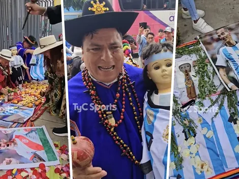 Chamanes hacen brujerías para Messi en Perú
