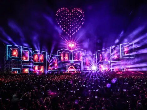El increíble cierre de Creamfields utilizando 150 drones en el cielo