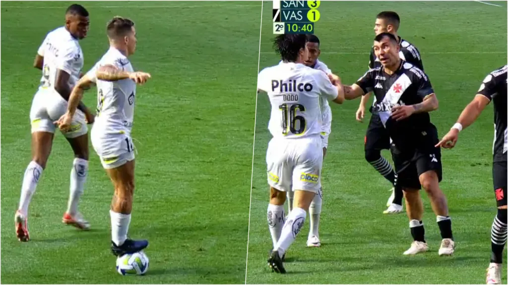 El gesto de Soteldo que enfureció a Vasco da Gama y terminó con Medel expulsado | Ge Globo