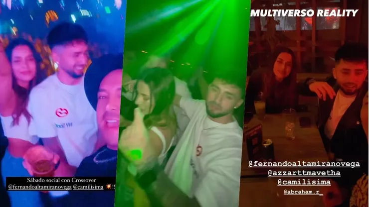 Bambino y Camila anduvieron de fiesta y fueron captados por varios bailando juntos.
