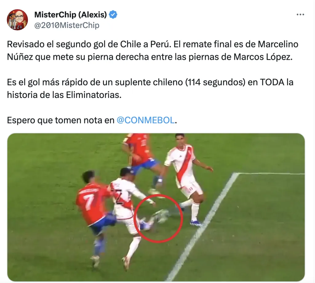 Mister Chip me lo confirmó | Twitter
